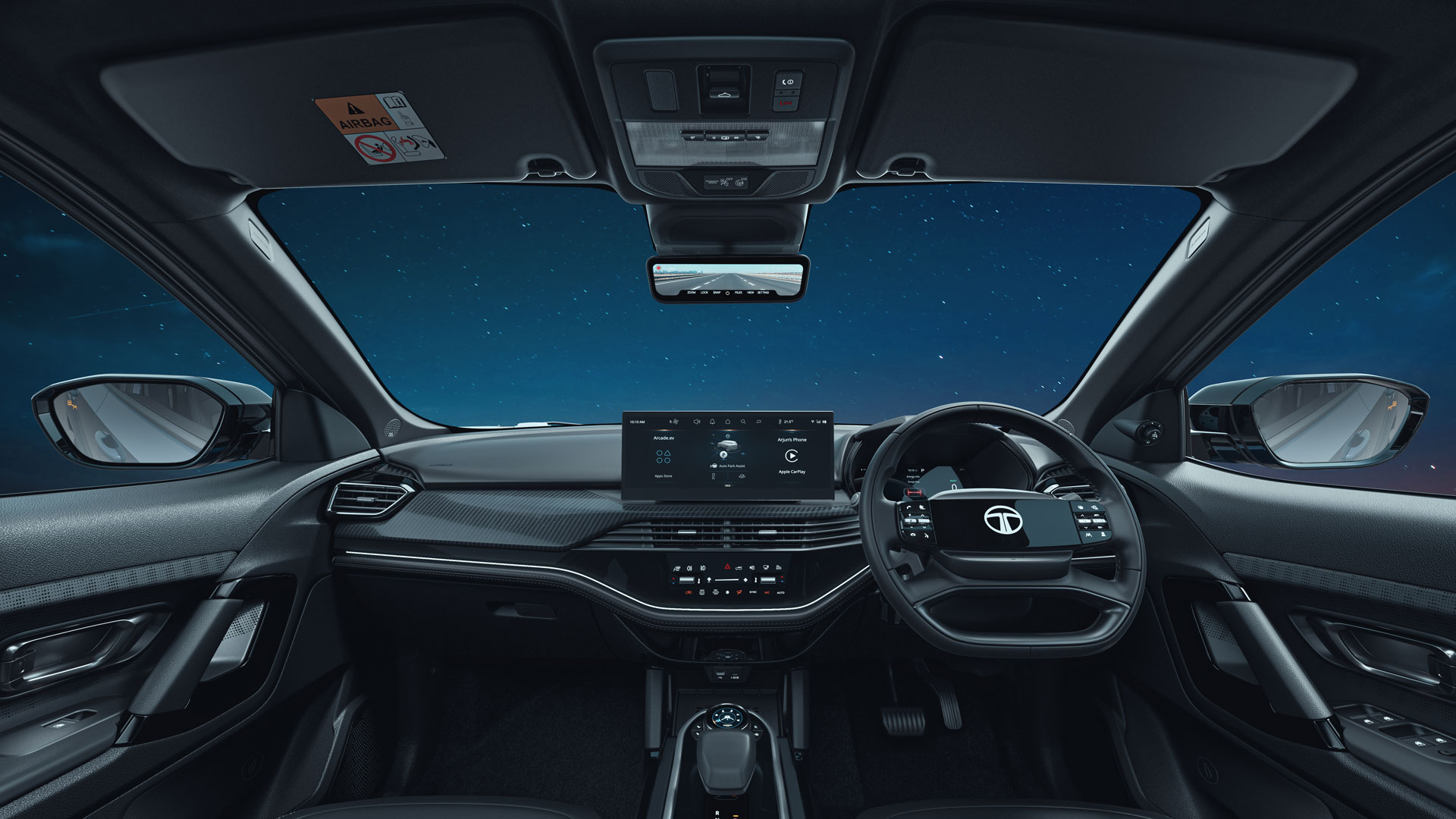 Tata Harrier interior — Command cockpit