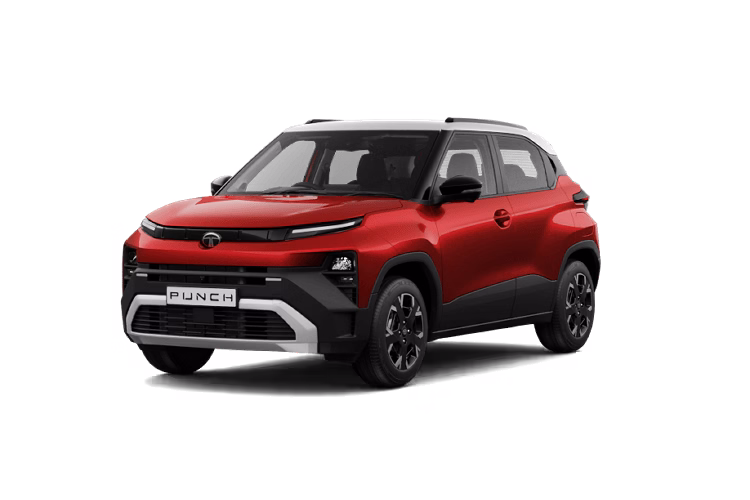 Tata Punch.ev in Bengal Rogue Dual Tone